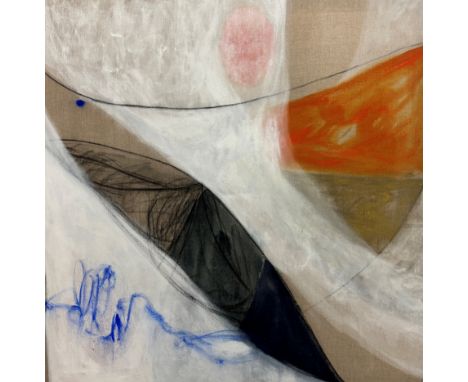 Felicity Mara (b.1958)Abstracted Seascape, 2018signed and dated (to reverse)oil on canvas100 x 100cm.  100 x 100cm
