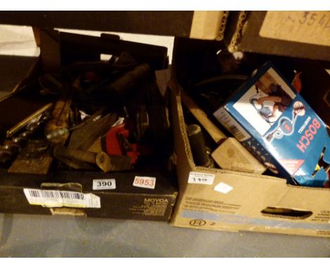 Two boxes of mixed tools 