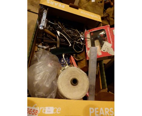 Box of mixed workshop tools