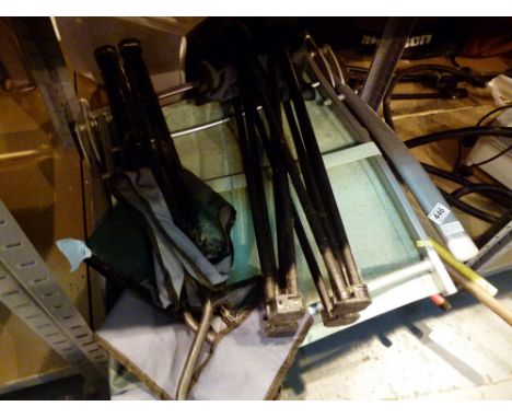 Garden chairs and tools 