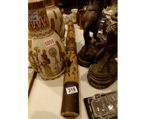 Australian wooden didgeridoo 