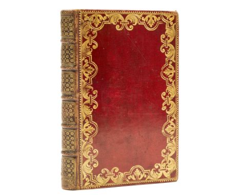 Voltaire (François Marie Arouet de) Lettres Ecrites de Londres sur les Anglois et Autres Sujets, contemporary red morocco, gi