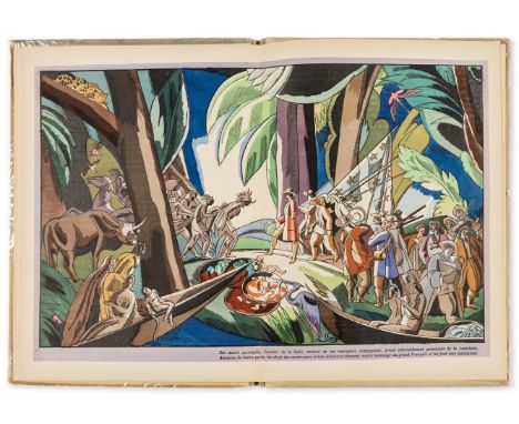 Legrand (Edy) Macao &amp; Cosmage ou l'Experience du Bonheur, first edition, numerous pochoir illustrations coloured by Jean 