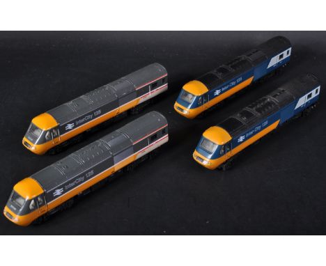 A collection of x4 Hornby 00 gauge model railway diesel trainset Inter-City locomotives comprising&nbsp;R332-HD Class 43 HST 