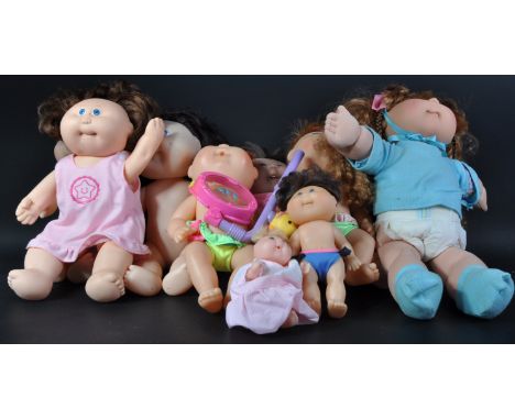 A collection of x10 original vintage 1980's / 1990's Mattel and Coleco made Cabbage Patch Kids / Dolls. Plastic body with x1 