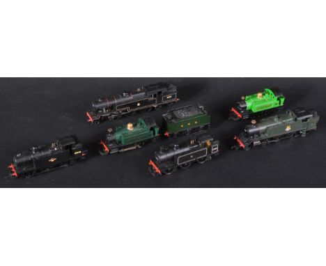 A collection of x6 assorted Hornby 00 gauge model railway trainset locomotive engines to include;&nbsp;R2731 Stanier 4MT,&nbs