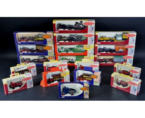 A collection of assorted Lledo made Trackside / 00 gauge model railway scale diecast vehicles comprising Road Haulage and Cir