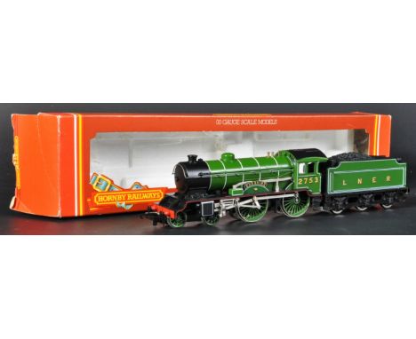 An original vintage Hornby 00 gauge model railway trainset locomotive engine No. R378 LNER Class D49/1 ' Cheshire '. Detailed