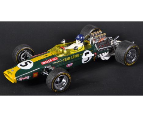 An original Exoto made 1/18 scale diecast Grand Prix model Lotus Ford Type 49 Graham Hill. Detailed scale model. Unboxed.