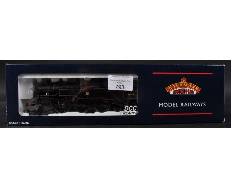 An original Bachmann made ' Branch Line ' 00 gauge model railway trainset locomotive engine No. 32-358, 4MT Standard Tank 801