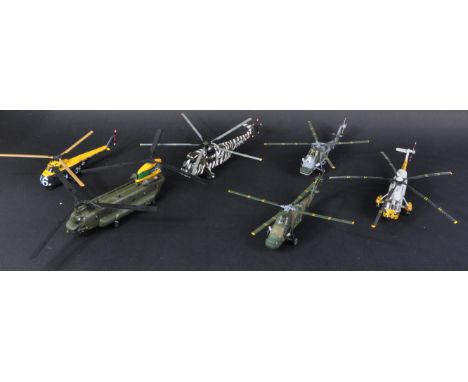 A collection of assorted Corgi ' Aviation Archive ' 1/72 scale diecast model helicopters. Examples to include;&nbsp;Westland 