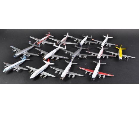 A collection of assorted Corgi ' Aviation Archive ' and Oxford Diecast 1/144 scale model aeroplanes, largely of commercial in