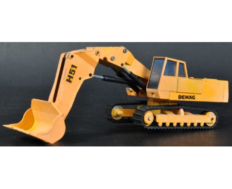 An original vintage West Germany Cursor Models 1/50 scale diecast model No. 113 Demag crane H51 Face Shovel. The model with r