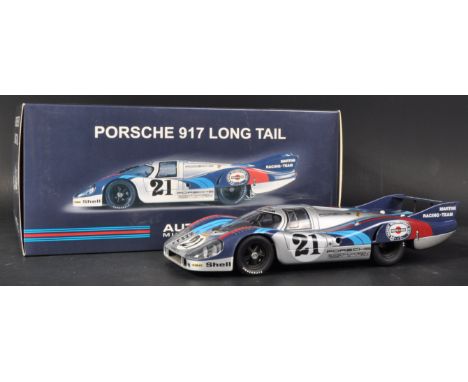 An original Autoart 1/18 scale diecast model No. 87171 Porsche 917L Le Mans Racing Car 1971 Martini Team V/Elford G/ Larrouss