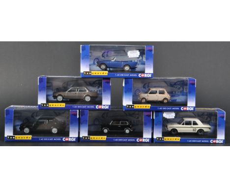 A collection of x6 Limited Edition Corgi Vanguards 1/43 scale diecast model cars. Examples to include; VA13502A Mini Clubman,