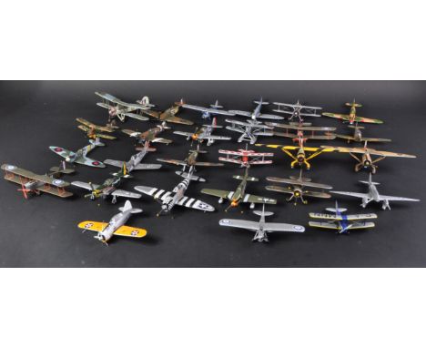 A collection of assorted Corgi ' Aviation Archive ' and other 1/72 scale diecast model aeroplanes of Military / World War int