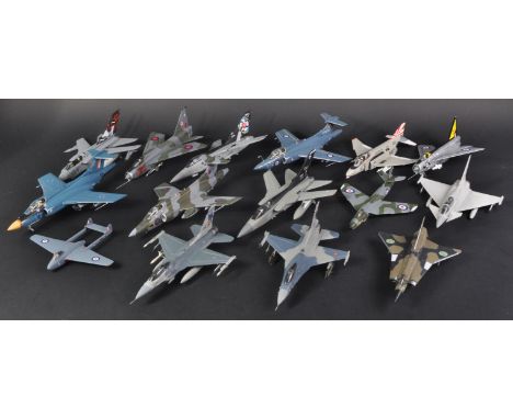 A collection of assorted Corgi ' Aviation Archive ' and other 1/72 scale diecast military aeroplanes.Examples to include; Bla