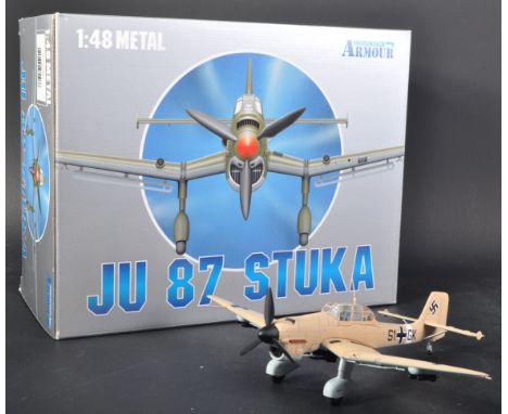 An original Armour Collection 1/48 scale boxed diecast model No. 98096 JU 87 Stuka B Luftwaffe Aircraft. Detailed model appea