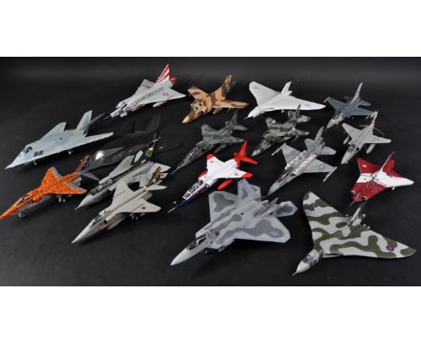 A collection of assorted Corgi ' Aviation Archive ' and other 1/72 scale diecast model fighter jet aeroplanes to include;&nbs