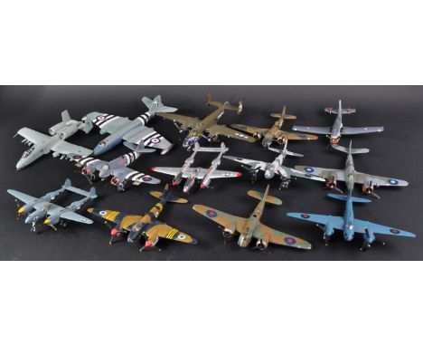 A collection of assorted Corgi ' Aviation Archive ' and other 1/72 scale diecast model aeroplanes of Military / World War int