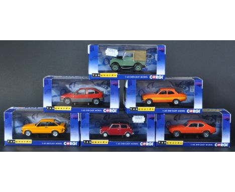 A collection of x6 Limited Edition Corgi Vanguards 1/43 scale diecast model cars. Examples to include; VA02539 Mini Cooper S 