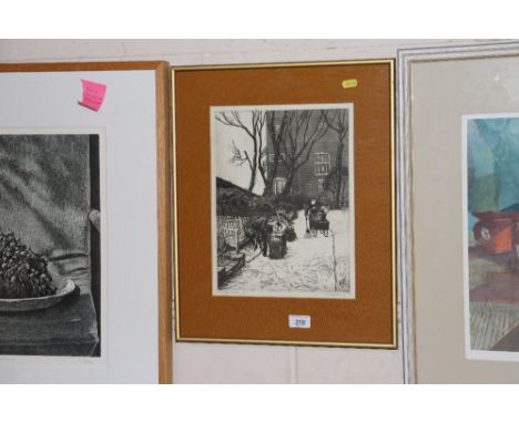 Lucinda MacKay, Scottish artist 1941, pencil signed limited edition print 'St George's Gardens' 1/5