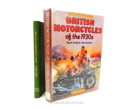Caunter, C.F. "The History and development of Light Cars" pub 1957, Her Majesty's Stationery Office together with "British Mo