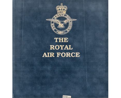 RAF. 2 Light Blue Suede 'The Royal Air Force' First Day Cover Album ready for filling. Both have inserts included. A Lovely S