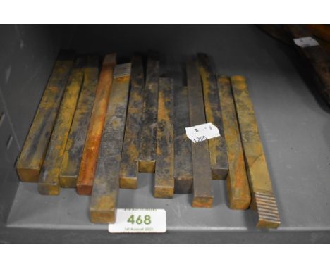 A selection of engineers lathe tool cutters HSS Presto