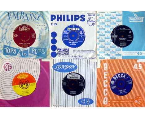 Approx One Hundred 45rpm Records1960s POP. By artists/bands such as Buddy Holly, The Rolling Stones, P.J Proby, Billy Fury, M