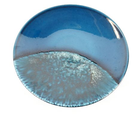 A modern Poole Pottery circular wall chargerDecorated in the 'Moon' pattern from The Planets collection, designed by Alan Cla