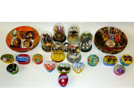 A Collection of Beatles CollectiblesIncludes The Porcelain Music Box Collection by Franklin Mint officially licensed by Apple