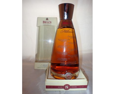 Bottle of Bells Millenium Scotch whisky