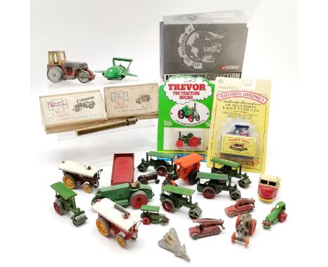 Qty of toy cars etc inc boxed Corgi 80107 Showmans engine 