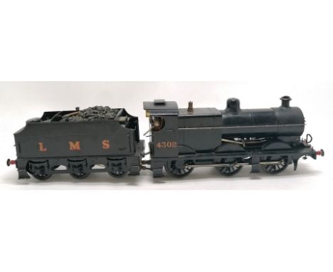 Live steam model of a 0-6-0 LMS locomotive #4302 and tender - 53cm long ~ the original London Midland and Scottish Railway (L