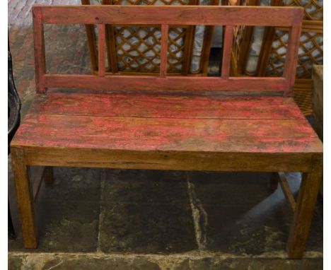 Small painted bench L 105cm&nbsp;