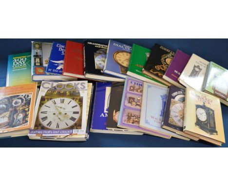 Large number of clock related books &amp; auction catalogues