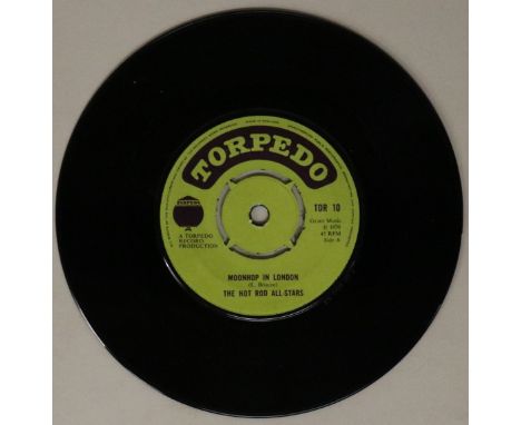THE HOT ROD ALL STARS - MOONHOP IN LONDON 7" (TORPEDO RECORDS - TOR 10). I want all you skinheads to stand up and pay attenti