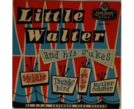 LITTLE WALTER AND HIS JUKES - MY BABE EP (LONDON RE-U 1061). Introducing the harmonica boss Little Walter with this iconic ea