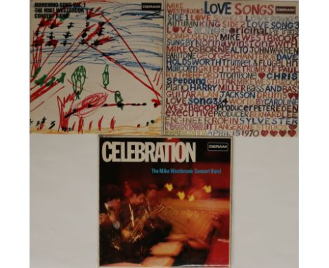 MIKE WESTBROOK AND RELATED - LPs. Ace selection of 3 x LPs. Titles include Mike Westbrook's Love Songs (Deram SML 1069 Stereo