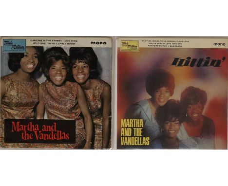 MARTHA AND THE VANDELLAS - TAMLA MOTOWN EPs. Lovely bundle of 2 x original UK EPs on Tamla Motown. Titles are Hittin' (TME 20