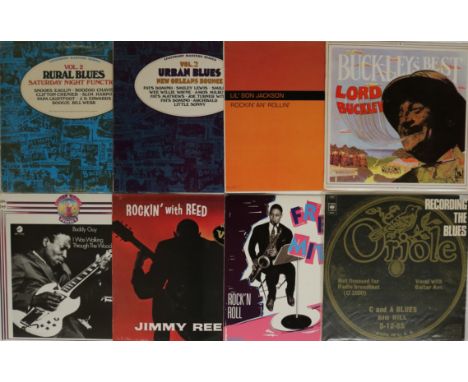 BLUES/R&amp;B/SOUL - LPs. Stirrin' collection of 48 x LPs. Titles/artists/compilations include Buster Brown, Okeh Western Swi