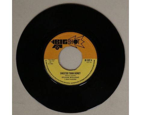 SYLVIAN WILLIAMS - SWEETER THAN HONEY 7" (BIG SHOT - BI 532). Killer 1969 45 from Sylvian 'Top Cat' Williams (Big Shot BI 532