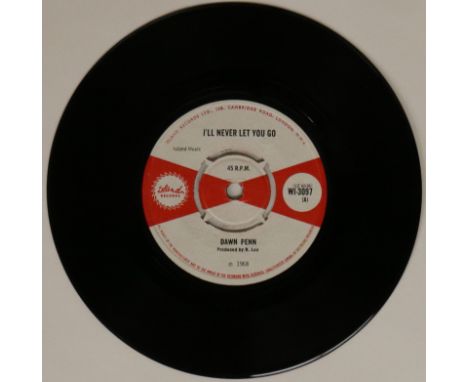 DAWN PENN - I'LL NEVER LET YOU GO 7" (ISLAND RECORDS WI-3097). Super sweet cut from Dawn Penn c/w Mark Brown - Brown Low Spec