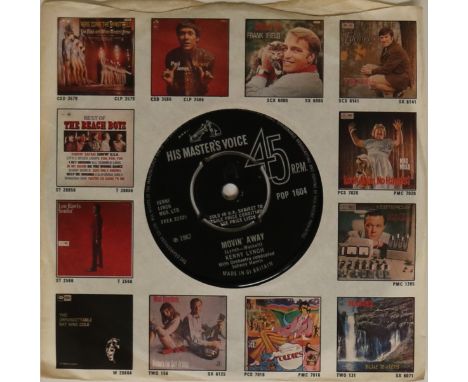 KENNY LYNCH - MOVIN' AWAY 7" (HMV - POP 1604). The original UK 7" of this Northern mover (HMV, POP 1604 four prong centre). T