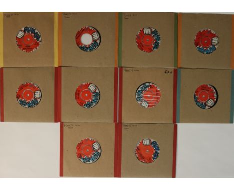 PUNCH RECORDS - 7". Killer collection of 10 x original Punch 45s, loaded with rarities! Artists/titles/cat. numbers are Bobby