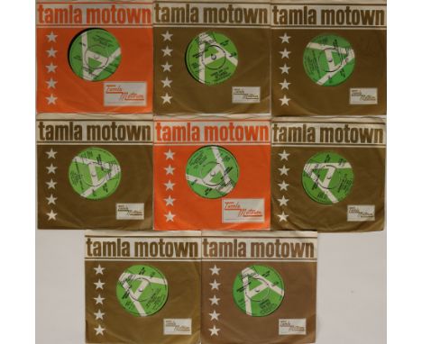 DIANA ROSS/THE SUPREMES - TAMLA MOTOWN GREEN/WHITE 7" DEMOS. Wicked collection of 8 x original UK demo 45s from The Supremes 