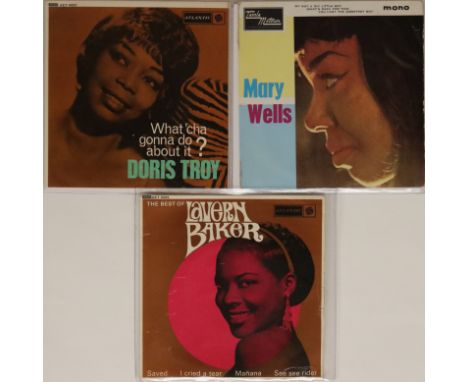 MARY WELLS/DORIS TROY/LAVERN BAKER - EP RARITIES. Tremendous bundle of 3 x original UK EPs (on Tamla Motown and Atlantic) tha