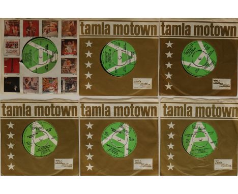 THE TEMPTATIONS - TAMLA MOTOWN GREEN/WHITE 7" DEMOS. Killer collection of 10 x original UK green/white demo 45s on Tamla Moto