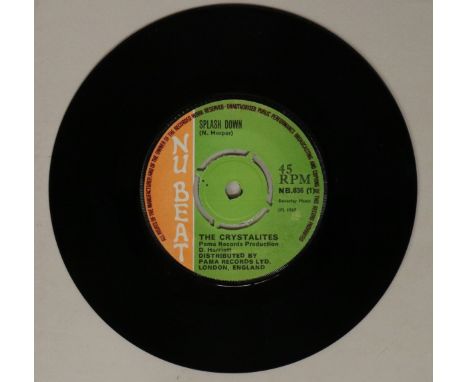 THE CRYSTALITES - SPLASH DOWN C/W FINDERS KEEPERS 7" (NU BEAT NB 036). Fantastic Nu Beat rarity with this killer 1969 45 from